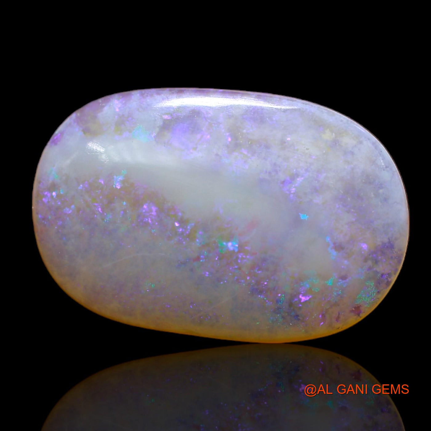 6.00 Cts Unheated Australian Fire Opal Loose Gemstone Oval Cabochon Natural 20x13x3 mm AC-12