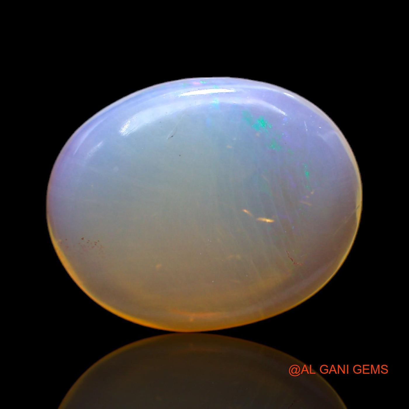 6.00 Cts Natural Australian Fire Opal Loose Gemstone Oval Cabochon 17x13x4 mm AC-130