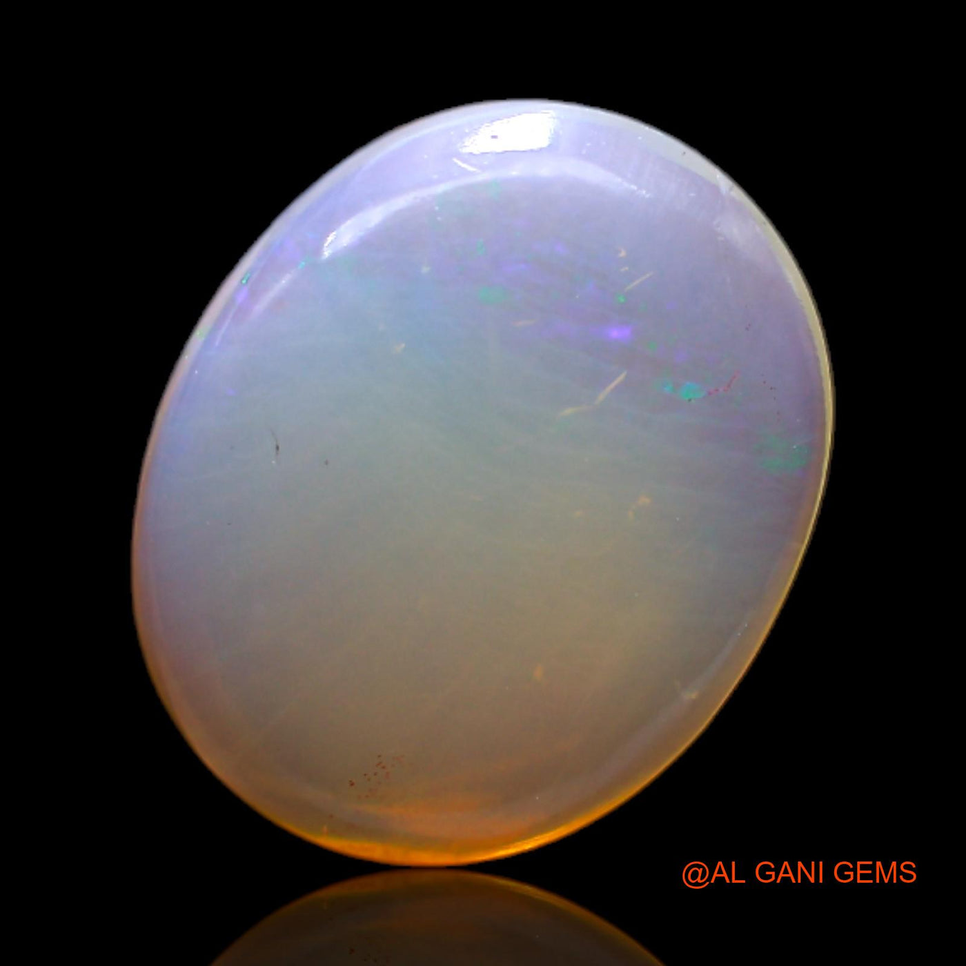 6.00 Cts Natural Australian Fire Opal Loose Gemstone Oval Cabochon 17x13x4 mm AC-130