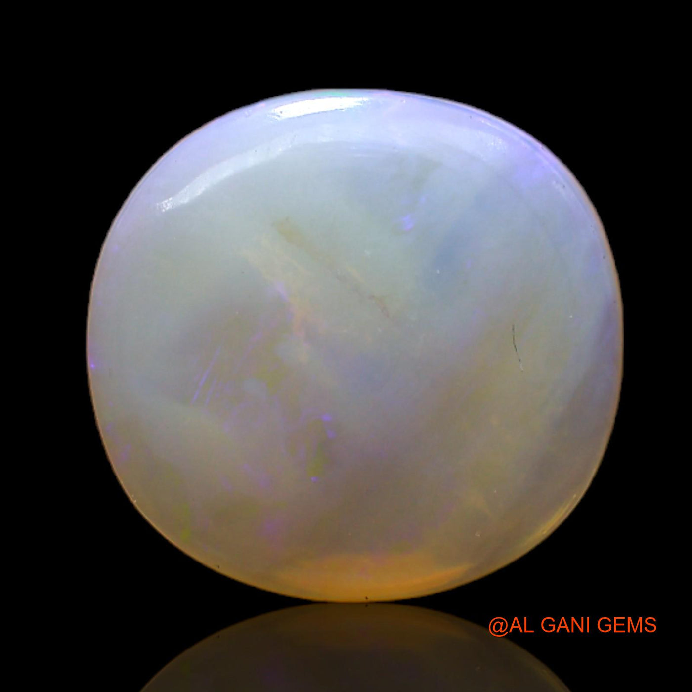 Natural Fire Opal Gemstone 6.00 Cts Loose Fancy Cabochon From Australia 15x14x5 mm AC-131