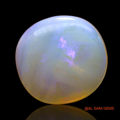Natural Fire Opal Gemstone 6.00 Cts Loose Fancy Cabochon From Australia 15x14x5 mm AC-131