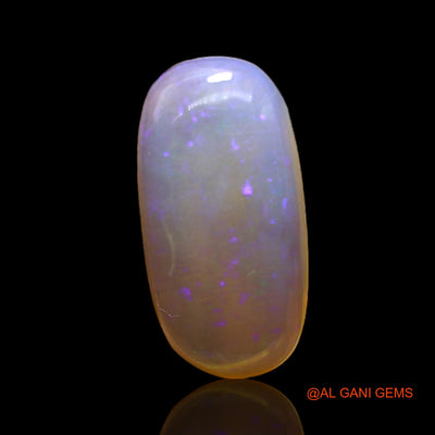 Natural Untreated Fire Opal Loose Gemstone Oval Cabochon From Australia 5.00 Cts 18x9x4 mm AC-132