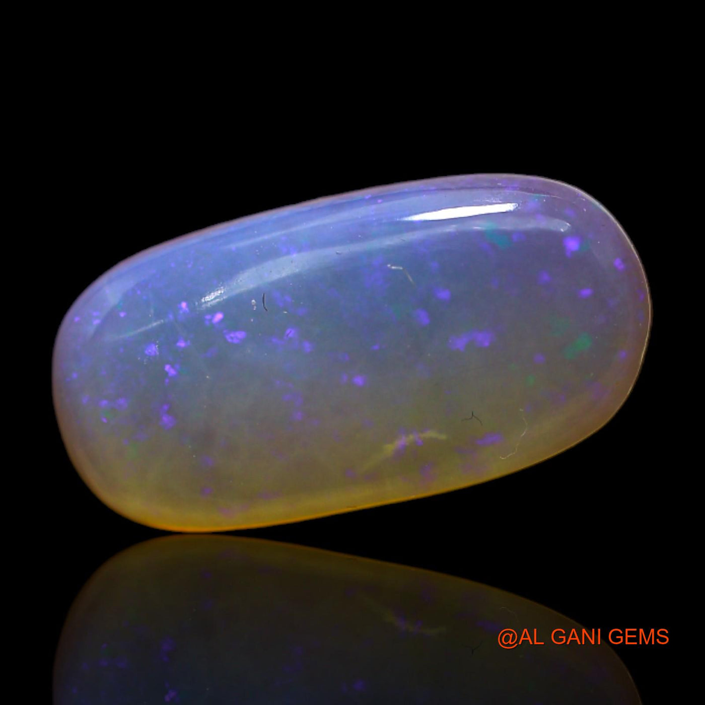 Natural Untreated Fire Opal Loose Gemstone Oval Cabochon From Australia 5.00 Cts 18x9x4 mm AC-132
