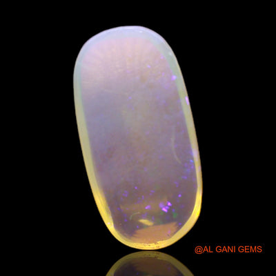 Natural Untreated Fire Opal Loose Gemstone Oval Cabochon From Australia 5.00 Cts 18x9x4 mm AC-132
