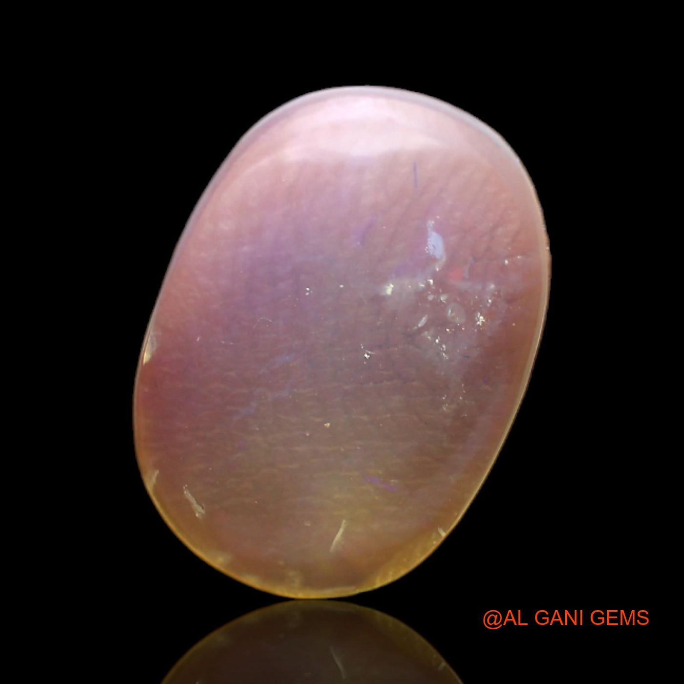 5.00 Cts Natural Australian Fire Opal Loose Gemstone Oval Cabochon 18x12x3 mm AC-133