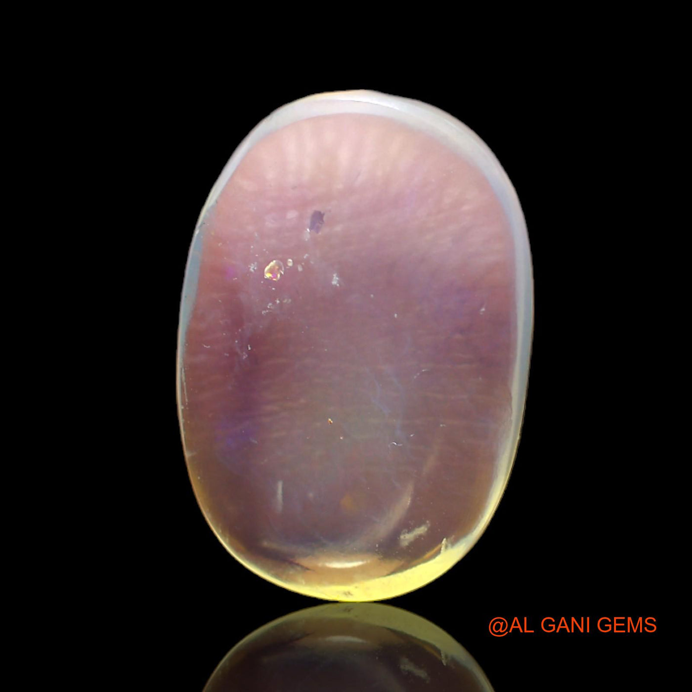 5.00 Cts Natural Australian Fire Opal Loose Gemstone Oval Cabochon 18x12x3 mm AC-133