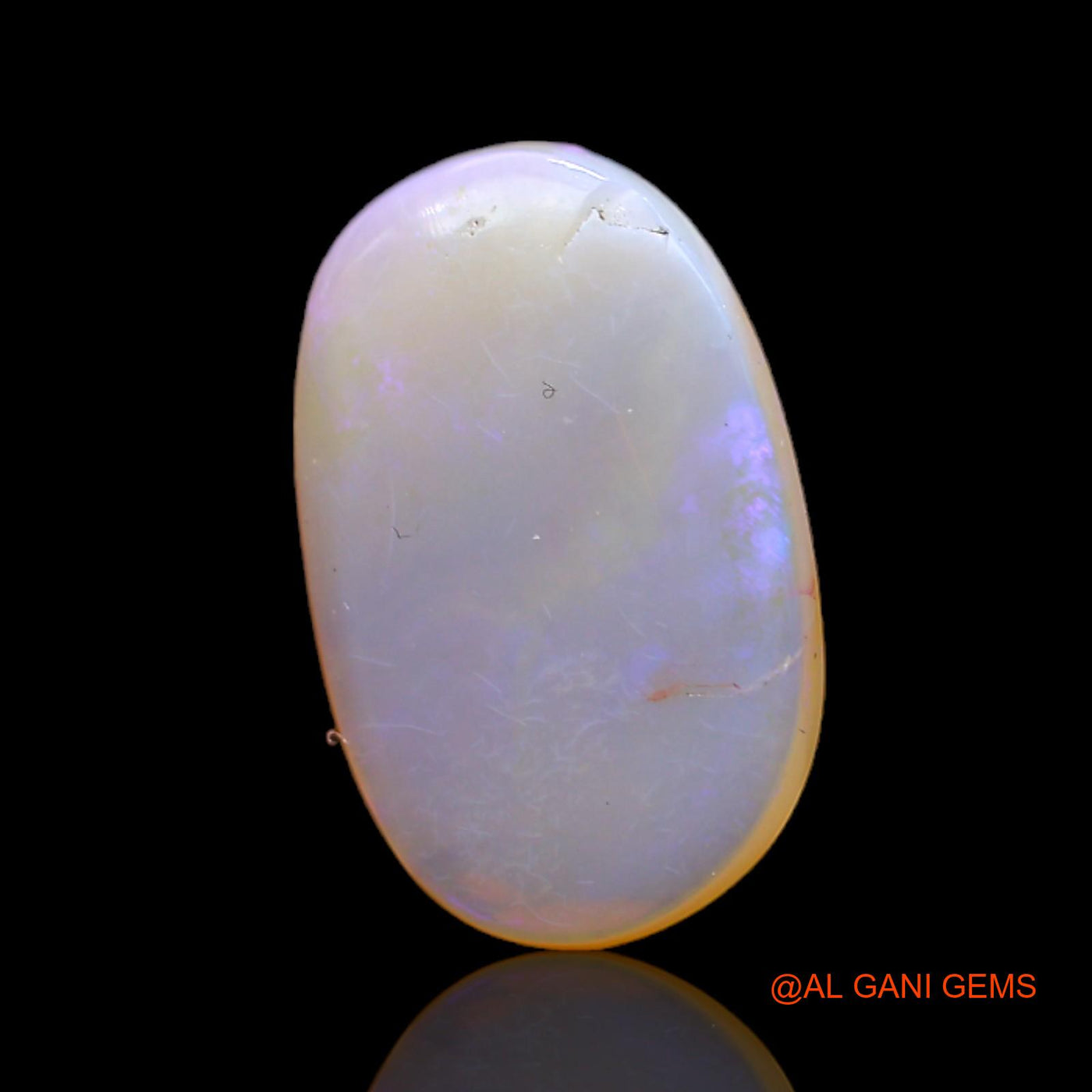 4.00 Cts Natural Australian Fire Opal Loose Gemstone Oval Cabochon 17x11x3 mm AC-135