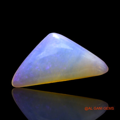 4.00 Cts Natural Australian Fire Opal Loose Gemstone Trillion Cabochon 19x10x4 mm AC-136