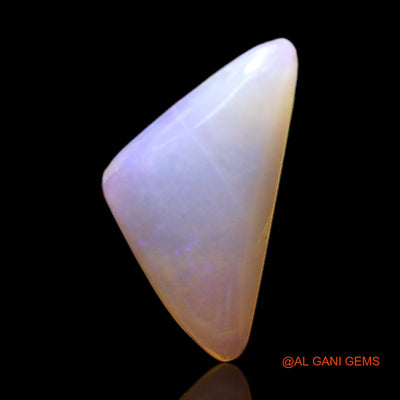 4.00 Cts Natural Australian Fire Opal Loose Gemstone Trillion Cabochon 19x10x4 mm AC-136