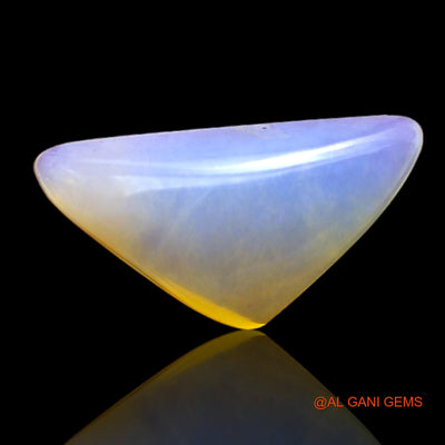 4.00 Cts Natural Australian Fire Opal Loose Gemstone Trillion Cabochon 19x10x4 mm AC-136