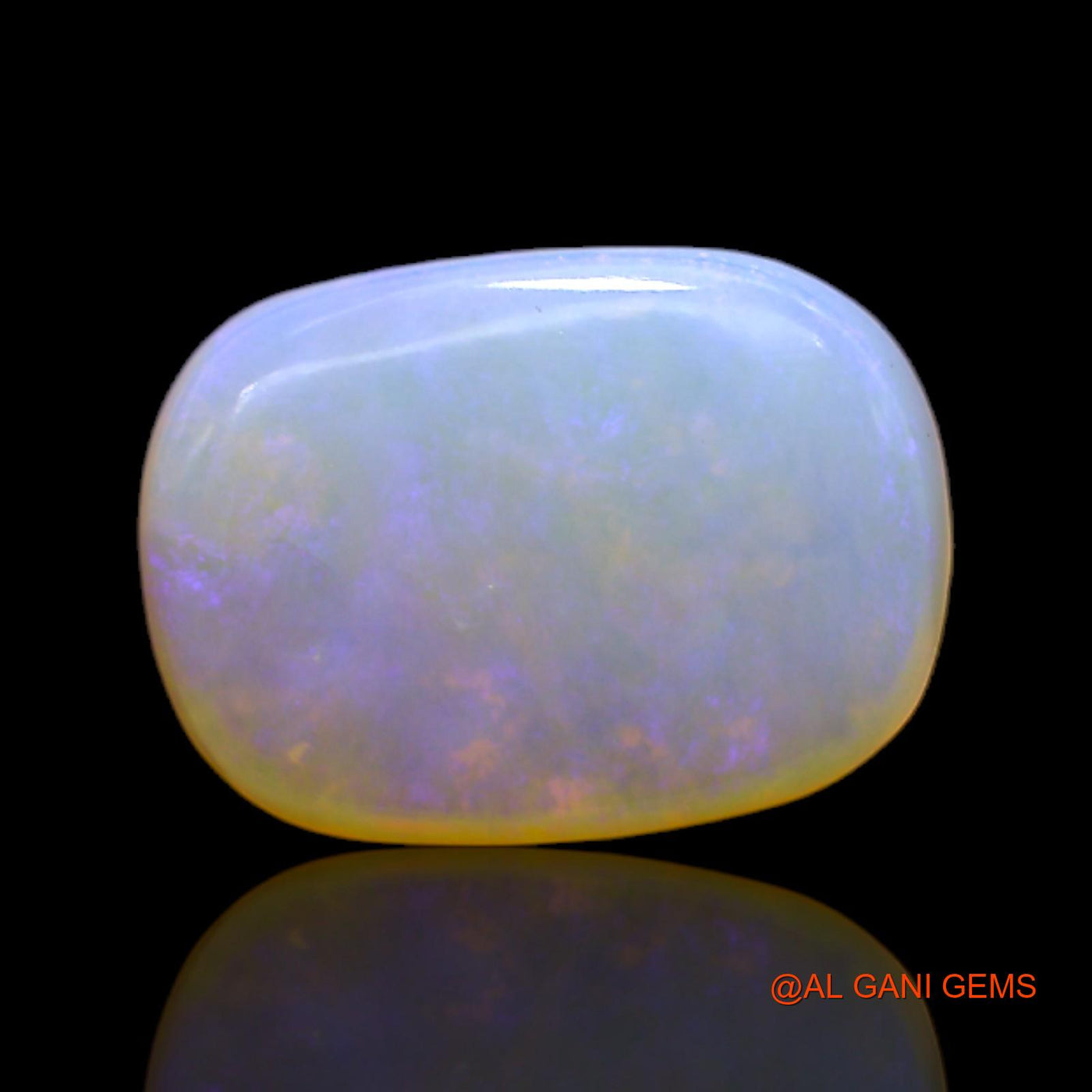 5.00 Cts Natural Australian Fire Opal Loose Gemstone Oval Cabochon 15x11x4 mm AC-138