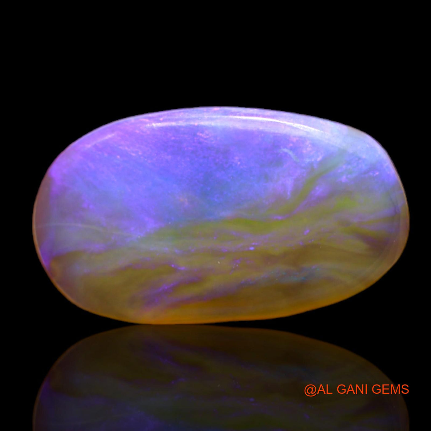 4.00 Cts Natural Australian Fire Opal Oval Cabochon Loose Gemstone For Jewelry 18x10x3 mm AC-139
