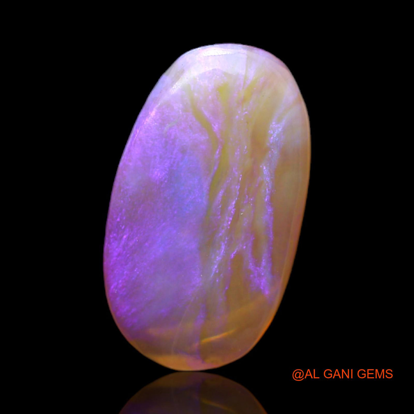 4.00 Cts Natural Australian Fire Opal Oval Cabochon Loose Gemstone For Jewelry 18x10x3 mm AC-139