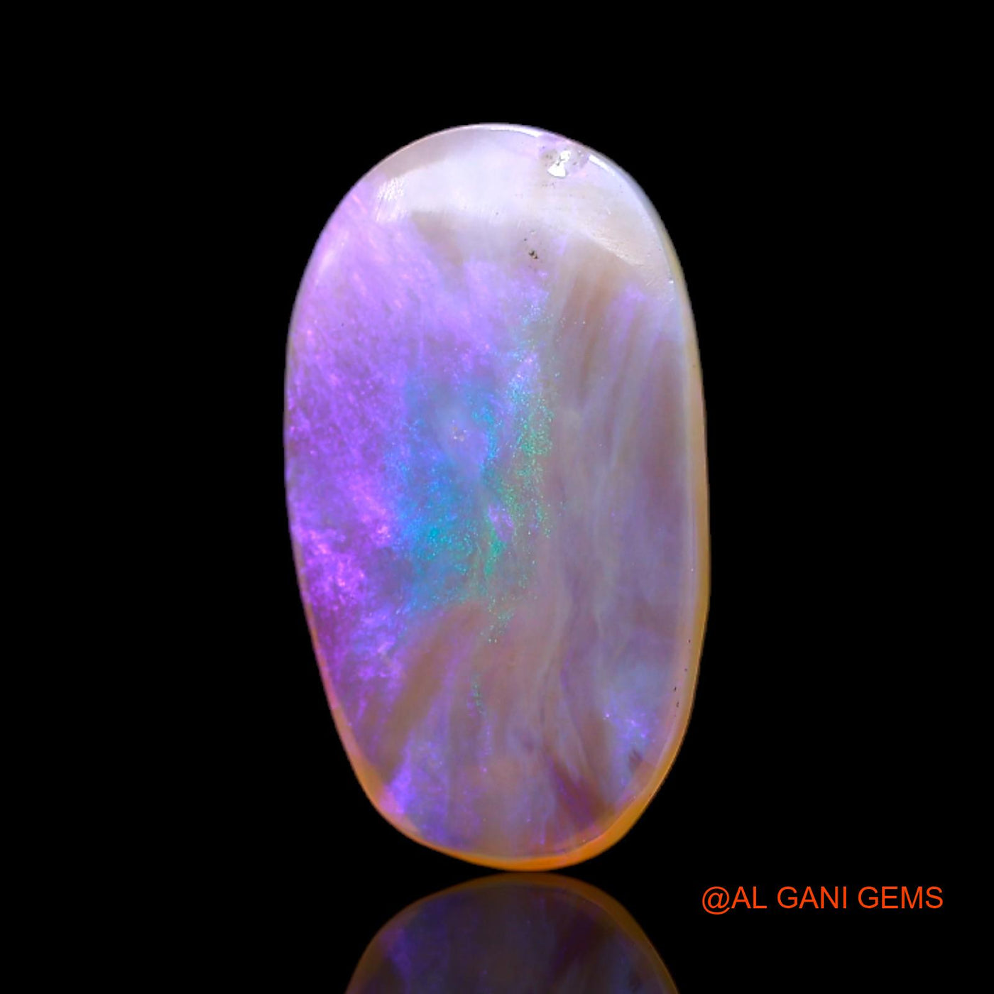 4.00 Cts Natural Australian Fire Opal Oval Cabochon Loose Gemstone For Jewelry 18x10x3 mm AC-139
