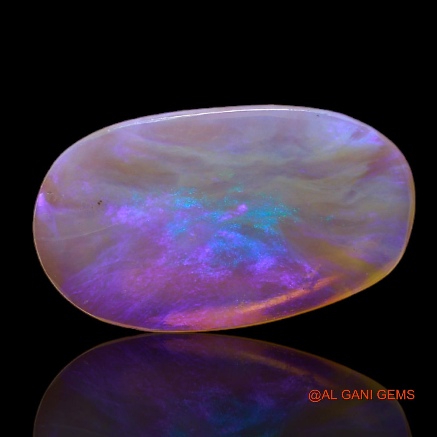 4.00 Cts Natural Australian Fire Opal Oval Cabochon Loose Gemstone For Jewelry 18x10x3 mm AC-139