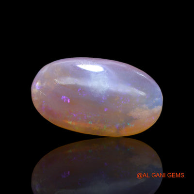 7.00 Cts Natural Australian Fire Opal Loose Gemstone Oval Cabochon 22x13x4 mm AC-13