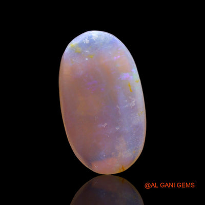 7.00 Cts Natural Australian Fire Opal Loose Gemstone Oval Cabochon 22x13x4 mm AC-13