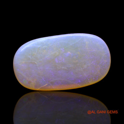 3.00 Cts Unheated Australian Fire Opal Loose Gemstone Oval Cabochon Natural 18x10x2 mm AC-141
