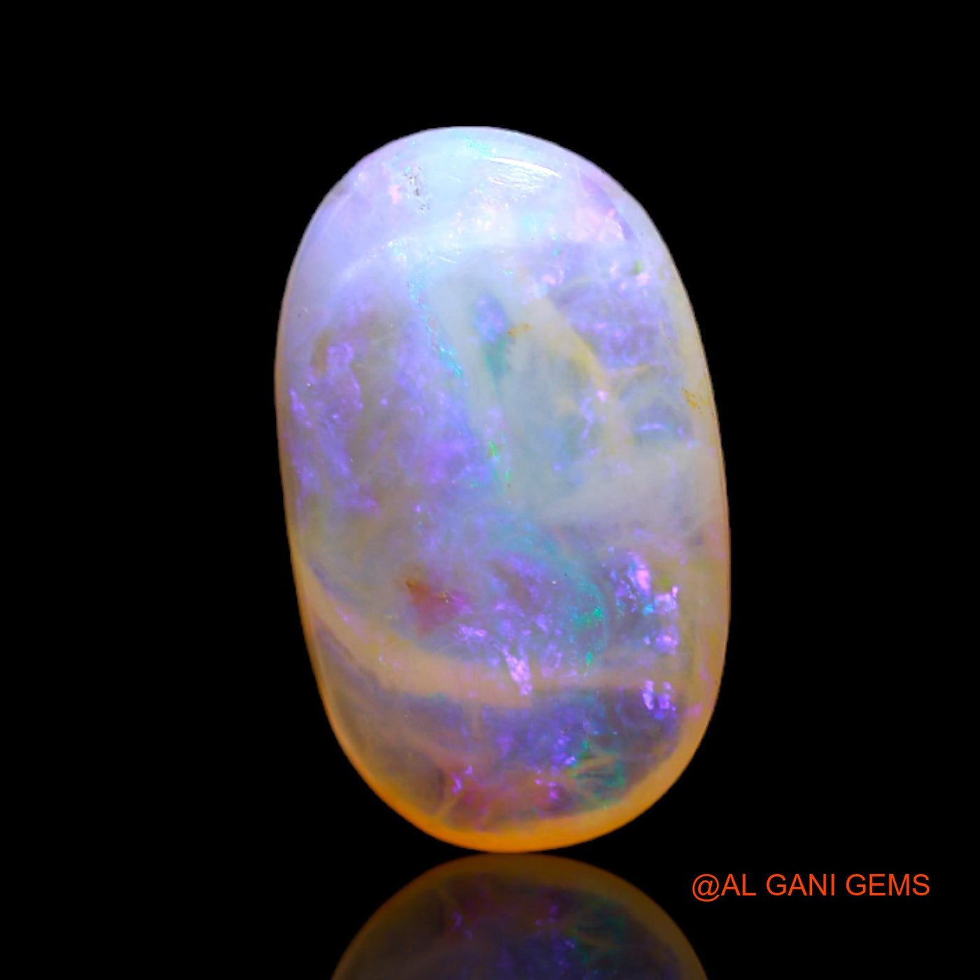 5.00 Cts Natural Australian Fire Opal Loose Gemstone Oval Cabochon 17x10x4 mm AC-144