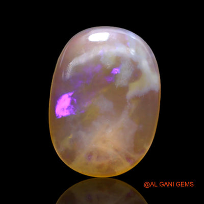 7.00 Cts Natural Australian Fire Opal Loose Gemstone Oval Cabochon 16x12x5 mm AC-145