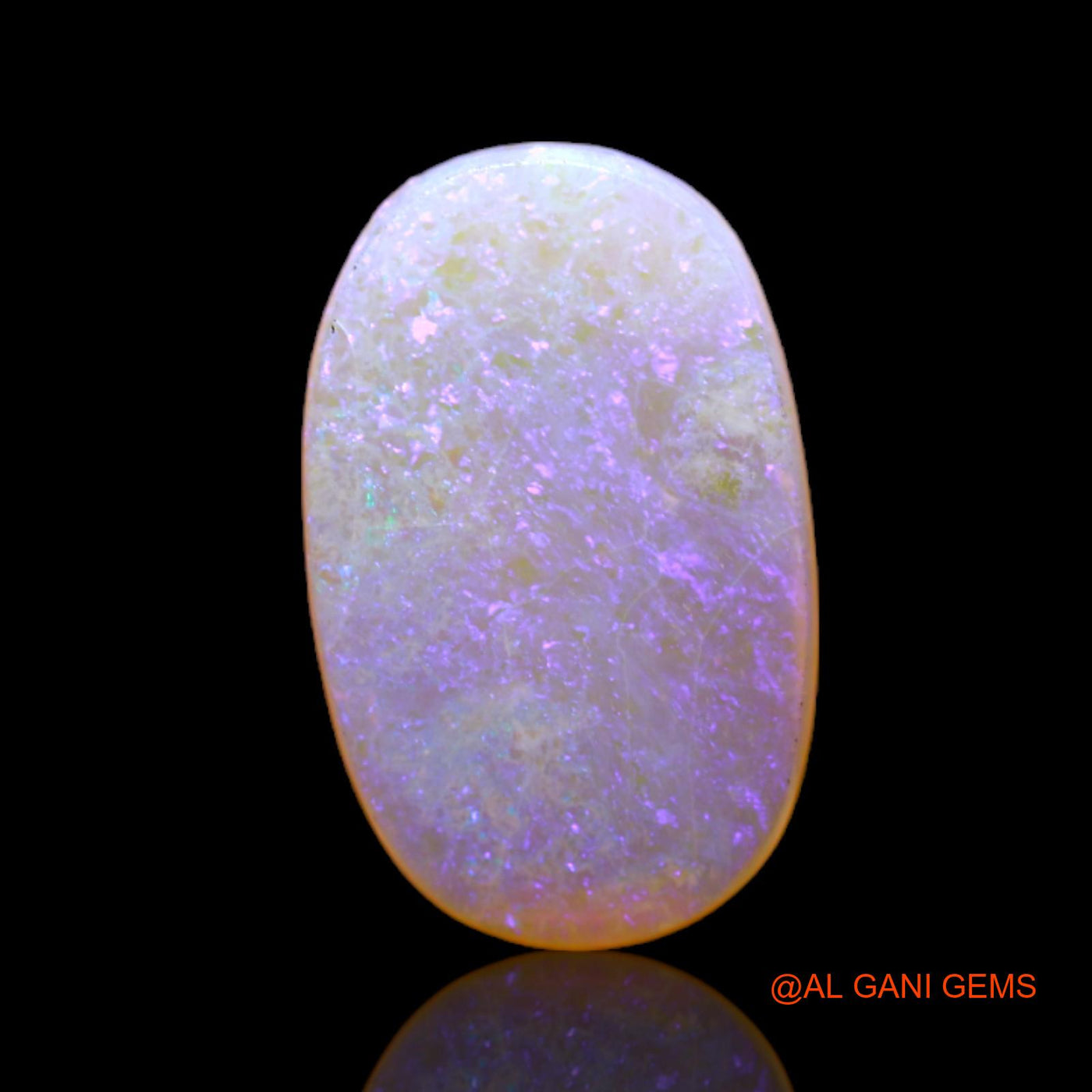 Natural Untreated Fire Opal Loose Gemstone Oval Cabochon From Australia 4.00 Cts 16x10x3 mm AC-146
