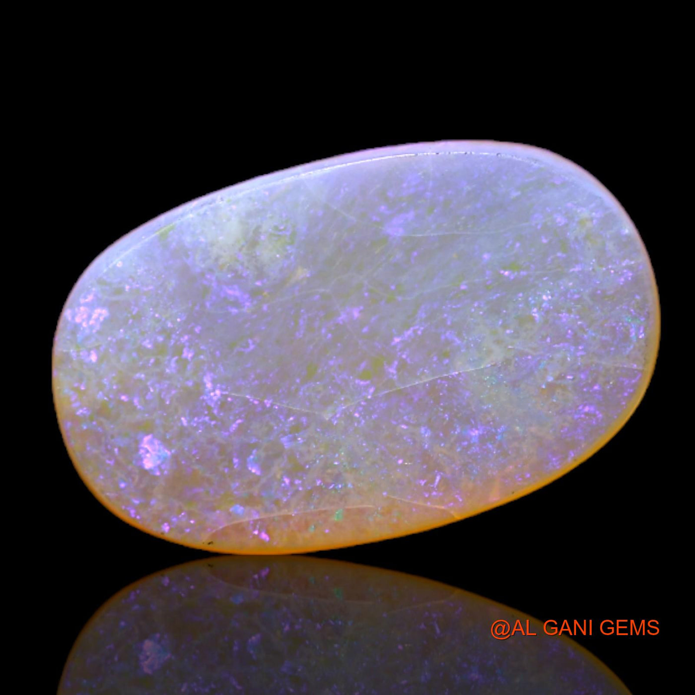 Natural Untreated Fire Opal Loose Gemstone Oval Cabochon From Australia 4.00 Cts 16x10x3 mm AC-146