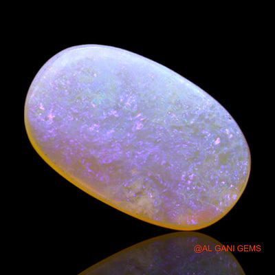 Natural Untreated Fire Opal Loose Gemstone Oval Cabochon From Australia 4.00 Cts 16x10x3 mm AC-146
