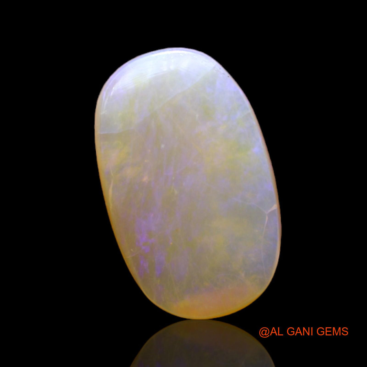 Natural Untreated Fire Opal Loose Gemstone Oval Cabochon From Australia 4.00 Cts 16x10x3 mm AC-146