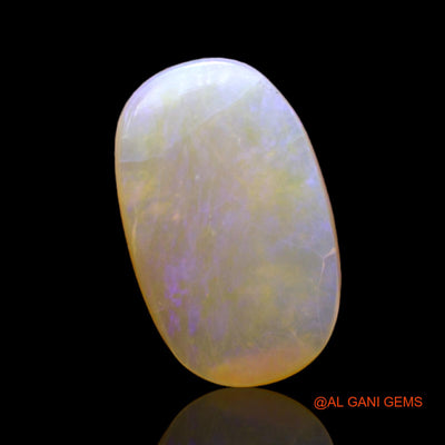 Natural Untreated Fire Opal Loose Gemstone Oval Cabochon From Australia 4.00 Cts 16x10x3 mm AC-146