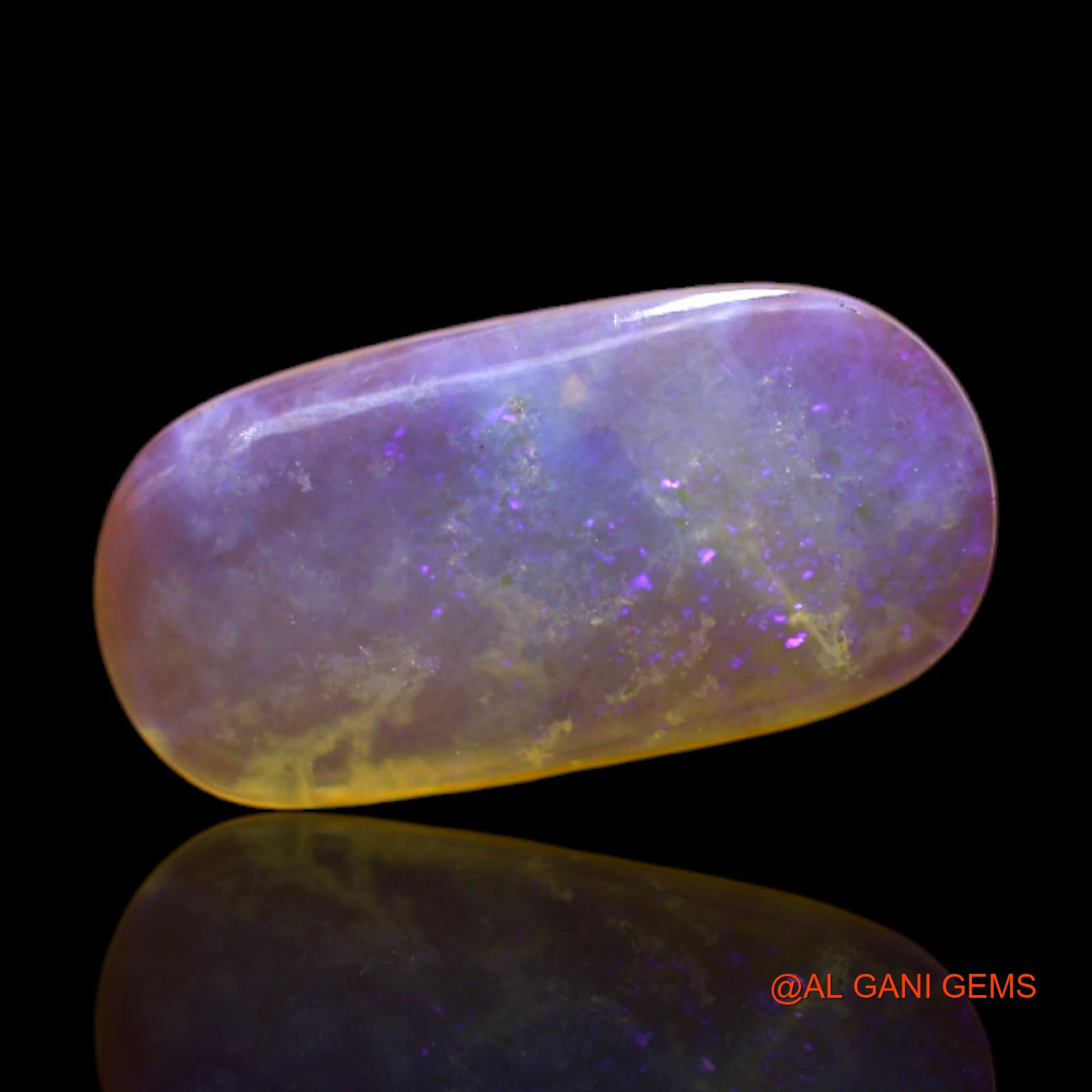 3.00 Cts Natural Australian Fire Opal Loose Gemstone Oval Cabochon 18x9x3 mm AC-147