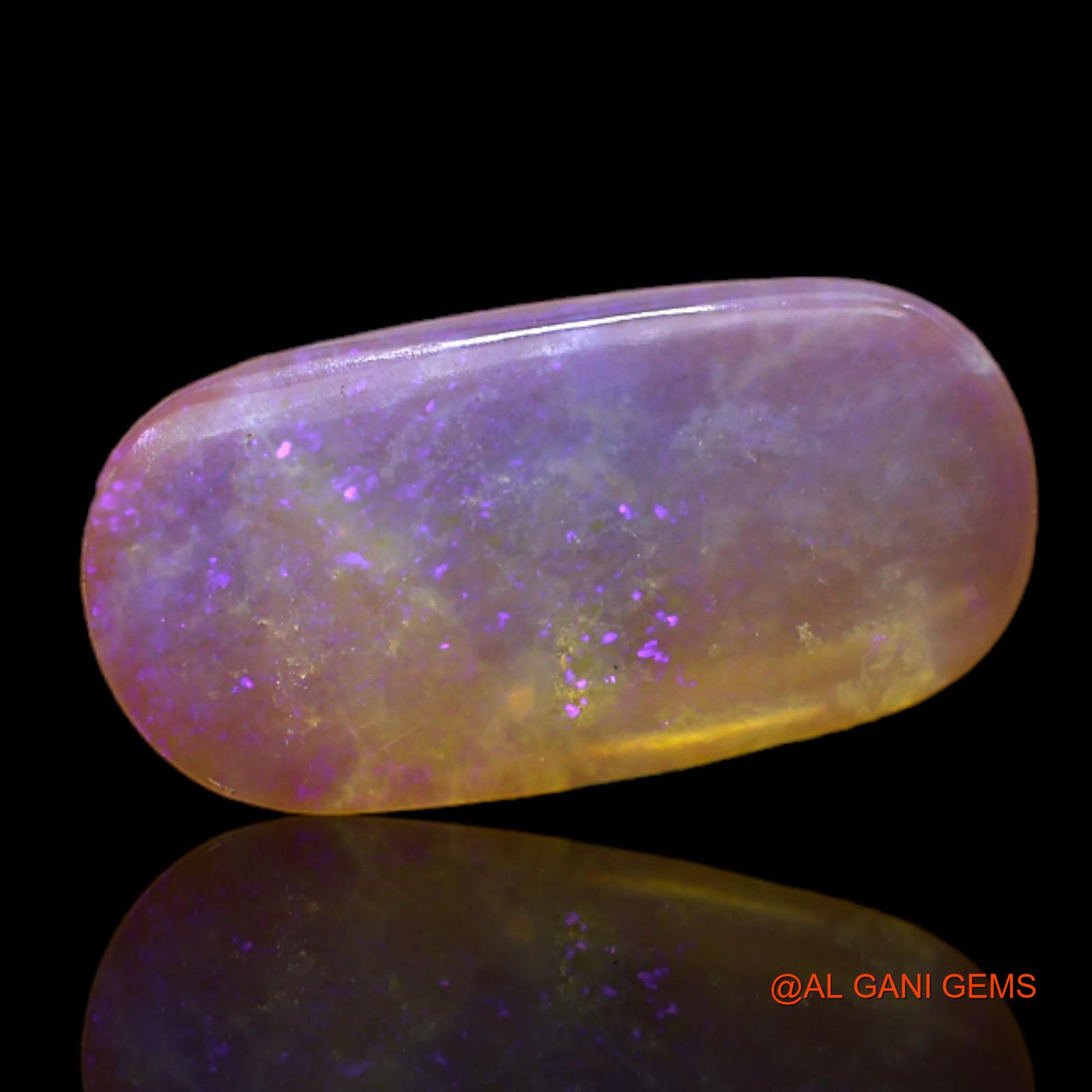 3.00 Cts Natural Australian Fire Opal Loose Gemstone Oval Cabochon 18x9x3 mm AC-147