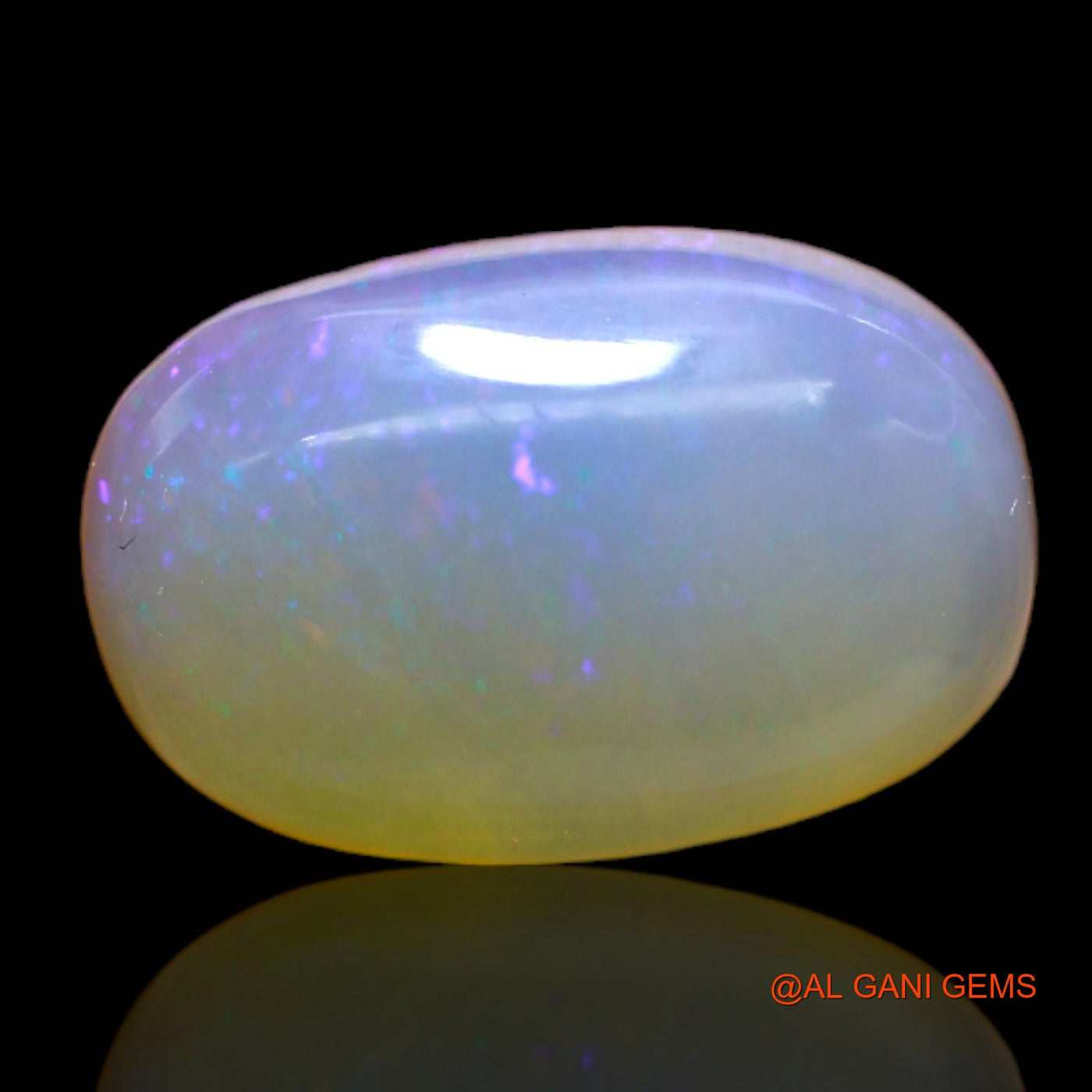 6.00 Cts Unheated Australian Fire Opal Loose Gemstone Oval Cabochon Natural 16x11x5 mm AC-148