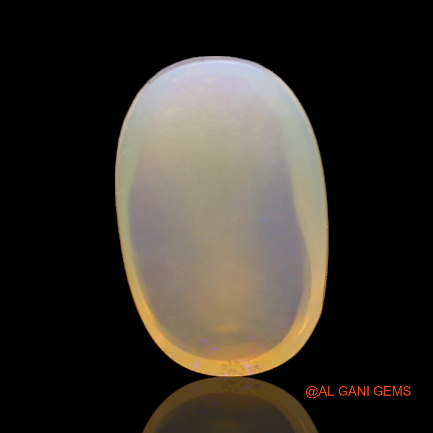 6.00 Cts Unheated Australian Fire Opal Loose Gemstone Oval Cabochon Natural 16x11x5 mm AC-148