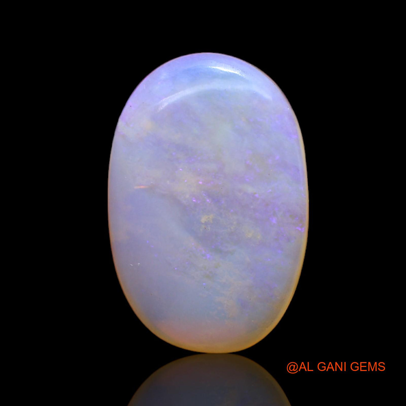 7.00 Cts Natural Australian Fire Opal Loose Gemstone Oval Cabochon 20x13x3 mm AC-14