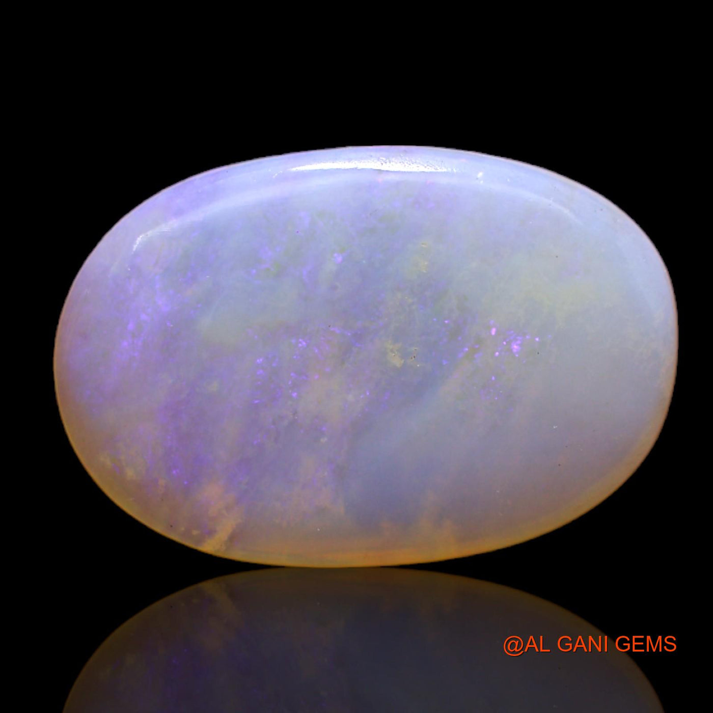 7.00 Cts Natural Australian Fire Opal Loose Gemstone Oval Cabochon 20x13x3 mm AC-14
