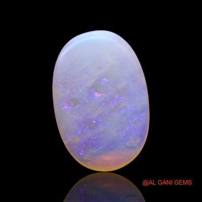7.00 Cts Natural Australian Fire Opal Loose Gemstone Oval Cabochon 20x13x3 mm AC-14