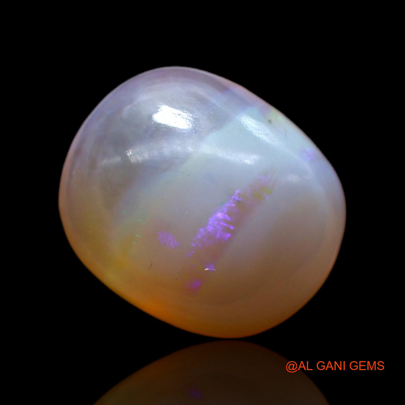 7.00 Cts Natural Australian Fire Opal Loose Gemstone Oval Cabochon 15x12x6 mm AC-153