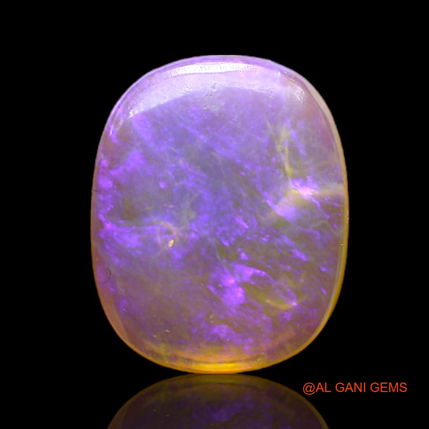 Natural Fire Opal Gemstone 5.00 Cts Loose Oval Cabochon From Australia 15x12x4 mm AC-155