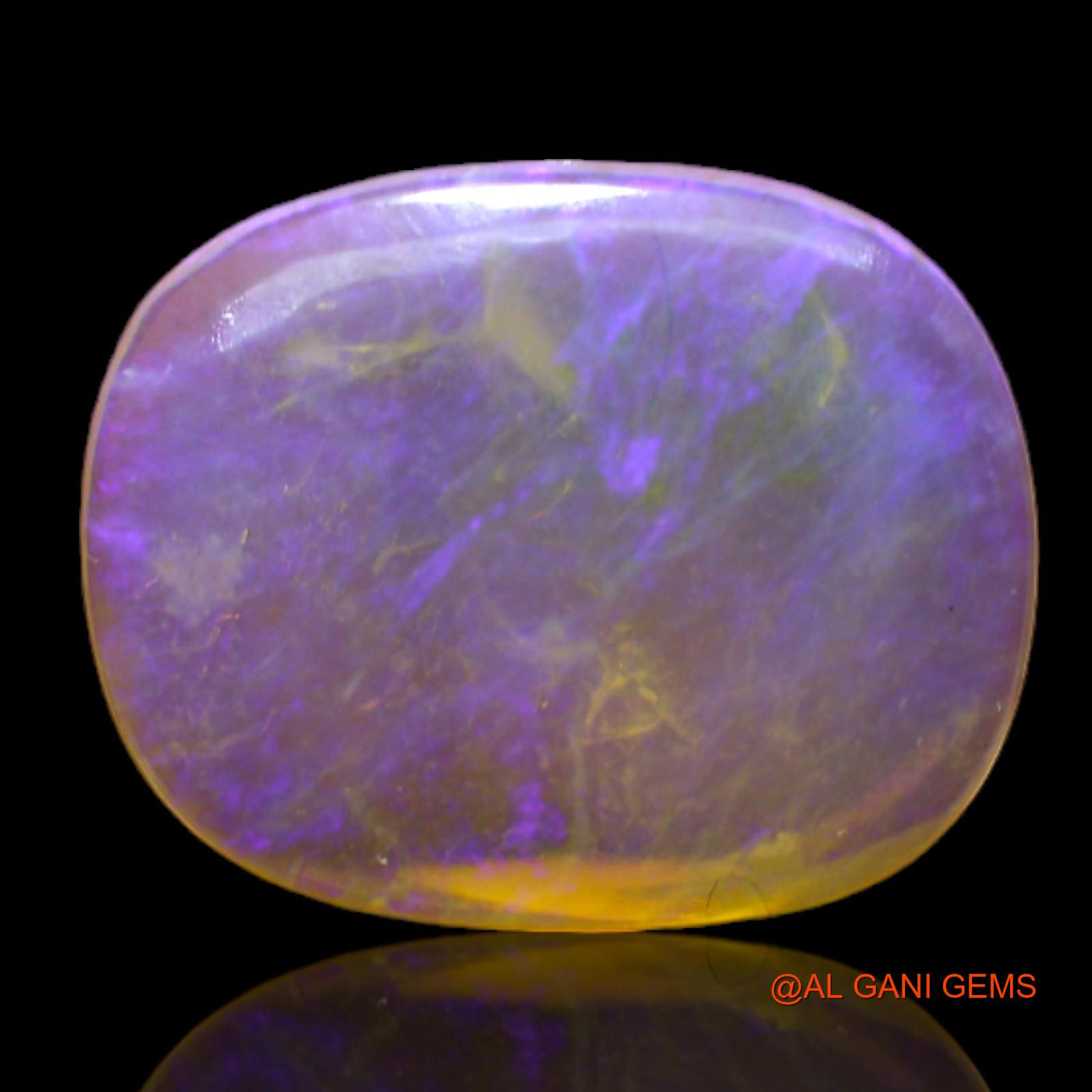 Natural Fire Opal Gemstone 5.00 Cts Loose Oval Cabochon From Australia 15x12x4 mm AC-155