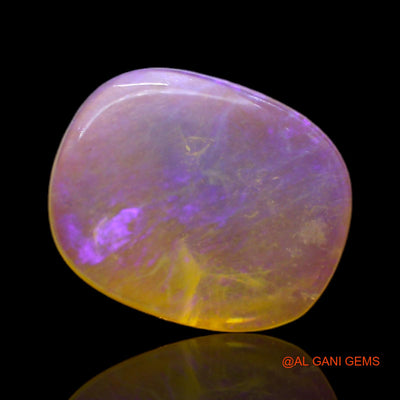 Natural Fire Opal Gemstone 5.00 Cts Loose Oval Cabochon From Australia 15x12x4 mm AC-155