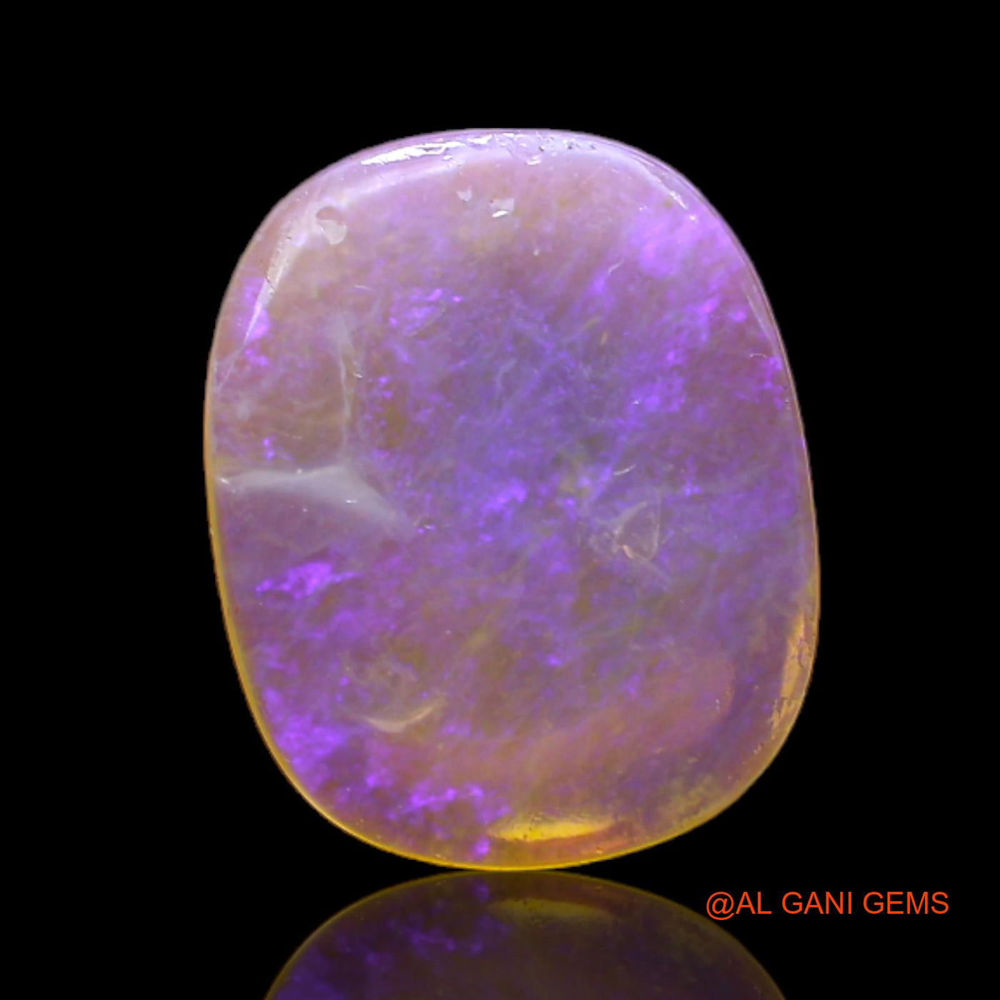 Natural Fire Opal Gemstone 5.00 Cts Loose Oval Cabochon From Australia 15x12x4 mm AC-155