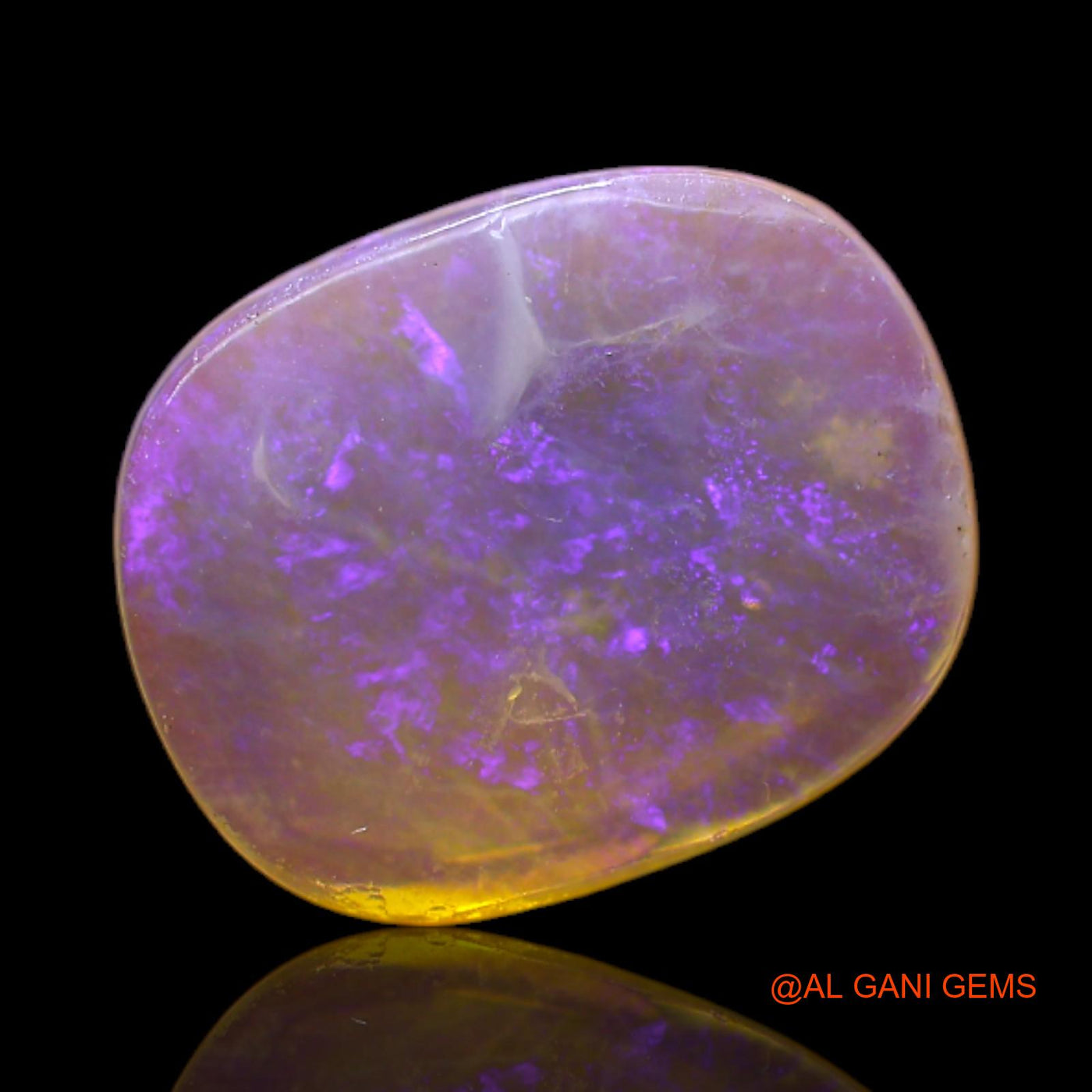 Natural Fire Opal Gemstone 5.00 Cts Loose Oval Cabochon From Australia 15x12x4 mm AC-155