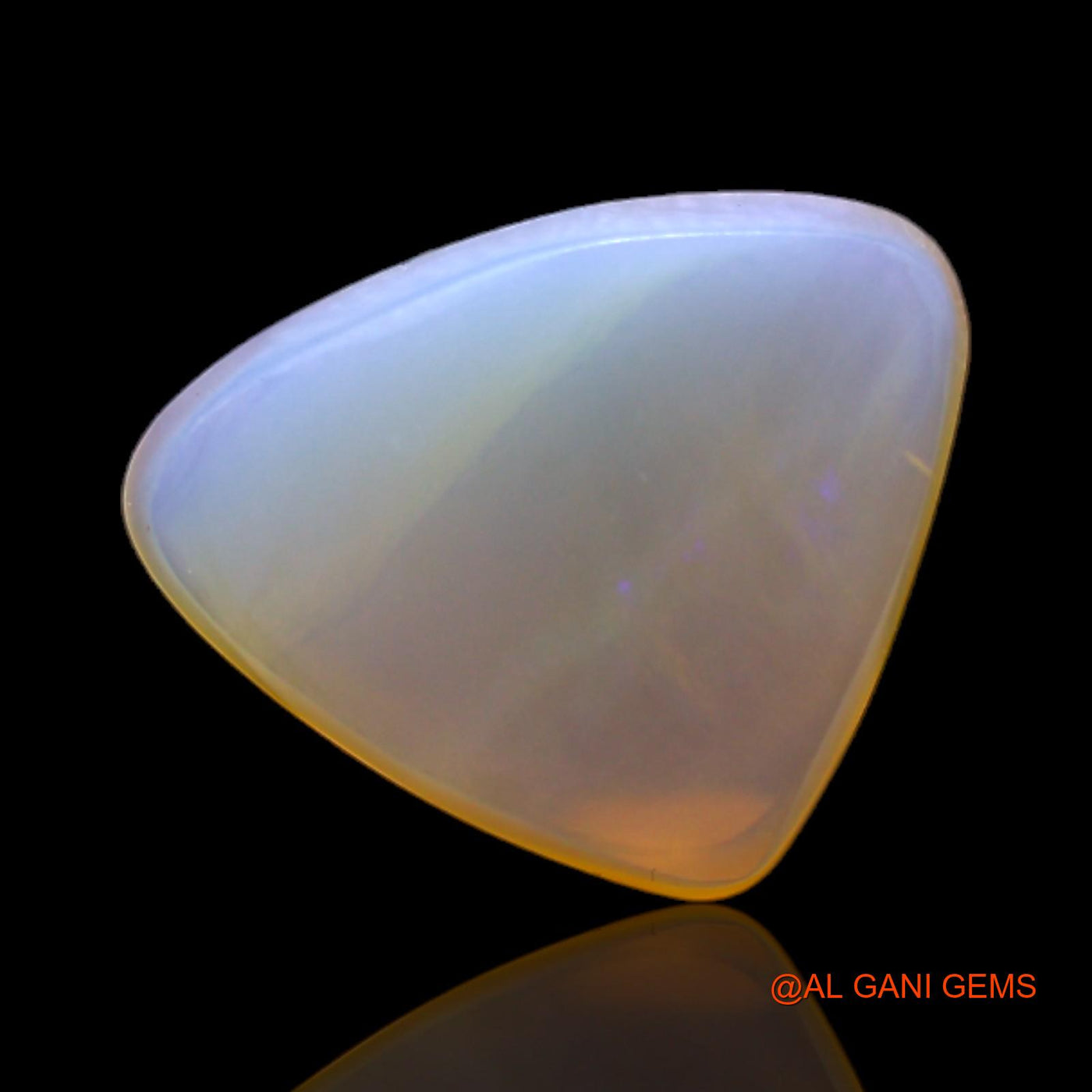 Natural Fire Opal Gemstone 5.00 Cts Loose Oval Cabochon From Australia 15x12x4 mm AC-156