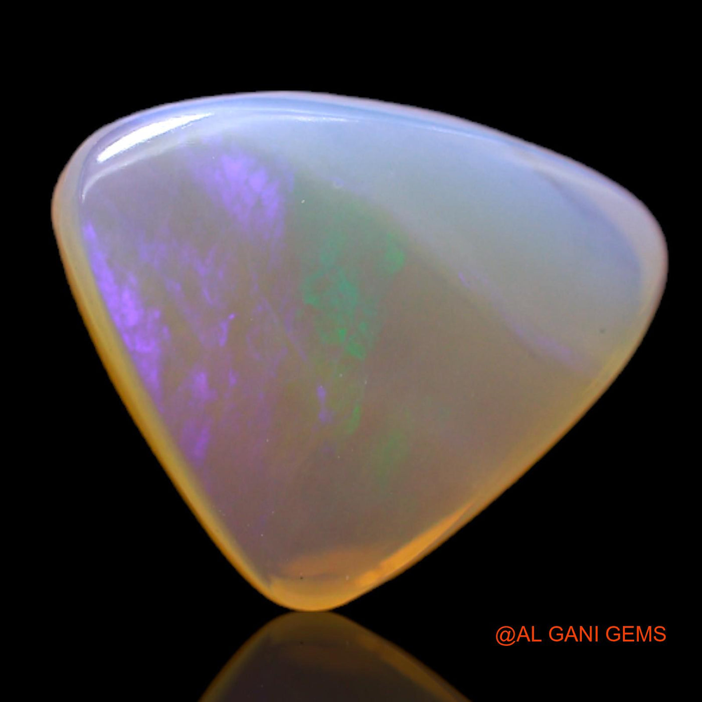 Natural Fire Opal Gemstone 5.00 Cts Loose Oval Cabochon From Australia 15x12x4 mm AC-156