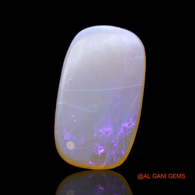 3.00 Cts Unheated Australian Fire Opal Loose Gemstone Oval Cabochon Natural 16x9x2 mm AC-158