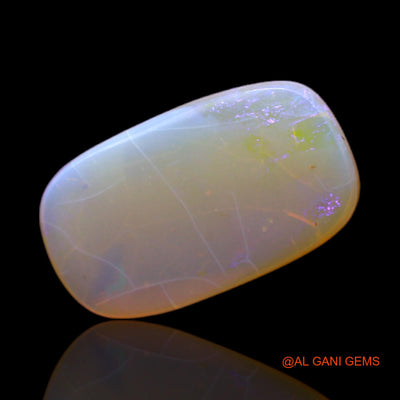 3.00 Cts Unheated Australian Fire Opal Loose Gemstone Oval Cabochon Natural 16x9x2 mm AC-158