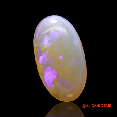 5.00 Cts Natural Australian Fire Opal Loose Gemstone Oval Cabochon 17x9x4 mm AC-159