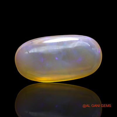 Natural Untreated Fire Opal Loose Gemstone Oval Cabochon From Australia 9.00 Cts 20x11x6 mm AC-15