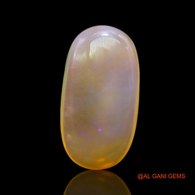 Natural Untreated Fire Opal Loose Gemstone Oval Cabochon From Australia 9.00 Cts 20x11x6 mm AC-15