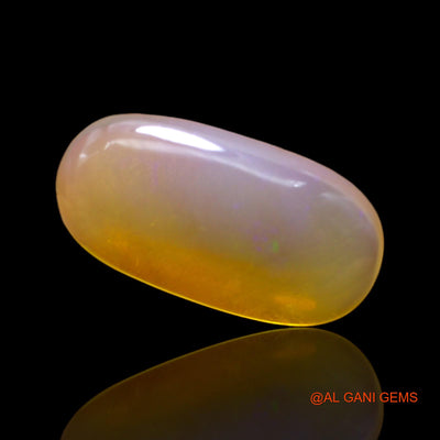 Natural Untreated Fire Opal Loose Gemstone Oval Cabochon From Australia 9.00 Cts 20x11x6 mm AC-15